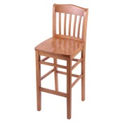 3110 Stool with Medium Finish and a Medium Seat, AGS-311025MedMed