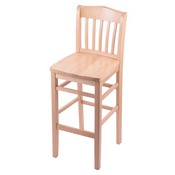 3110 Stool with Natural Finish and a Natural Seat, AGS-311025NatNat