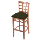 3130 Stool with Medium Finish and Canter Pine Seat, AGS-313025Med010