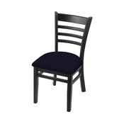 3140 18" Chair with Black Finish and Canter Twilight Seat, 314018Blk002