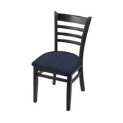 3140 18" Chair with Black Finish and Graph Anchor Seat, 314018Blk014
