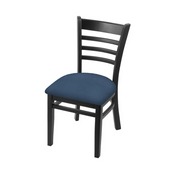 3140 18" Chair with Black Finish and Rein Bay Seat, 314018Blk024