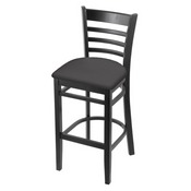 3140 Stool with Black Finish and Canter Storm Seat, AGS-314025Blk004