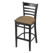 3140 Stool with Black Finish and Canter Sand Seat, AGS-314025Blk013