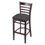 3140 Stool with Dark Cherry Finish and Canter Storm Seat, AGS-314025DC004
