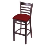 3140 Stool with Dark Cherry Finish and Graph Ruby Seat, AGS-314025DC016