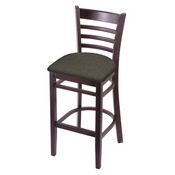3140 Stool with Dark Cherry Finish and Graph Chalice Seat, AGS-314025DC019