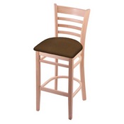 3140 Stool with Natural Finish and Rein Thatch Seat, AGS-314025Nat026