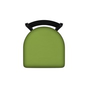 400 Jackie 18" Chair with Black Wrinkle Finish and Canter Kiwi Green Seat, 40018BW009