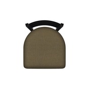 400 Jackie 18" Chair with Black Wrinkle Finish and Graph Cork Seat, 40018BW017