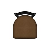 400 Jackie 18" Chair with Black Wrinkle Finish and Rein Thatch Seat, 40018BW026