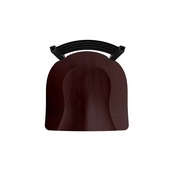 400 Jackie 18" Chair with Black Wrinkle Finish and Dark Cherry Maple Seat, 40018BWDCMpl