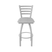 410 Jackie Swivel Stool with Anodized Nickel Finish and Graph Alpine Seat, AGS-41025AN020