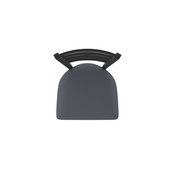 410 Jackie Swivel Stool with Black Wrinkle Finish and Canter Storm Seat, AGS-41025BW004