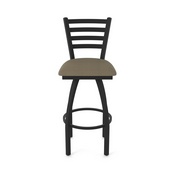 410 Jackie 36" Swivel Bar Stool with Black Wrinkle Finish and Graph Cork Seat, 41036BW017