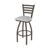 410 Jackie Swivel Stool with Bronze Finish and Graph Alpine Seat, AGS-41025BZ020
