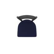 410 Jackie Swivel Stool with Pewter Finish and Canter Twilight Seat, AGS-41025PW002