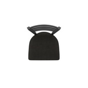 410 Jackie Swivel Stool with Pewter Finish and Canter Espresso Seat, AGS-41025PW003