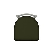 411 Jackie 18" Low Back Swivel Vanity Stool with Anodized Nickel Finish and Canter Pine Seat, 41118AN010