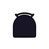 411 Jackie Low Back Swivel Stool with Black Wrinkle Finish and Canter Twilight Seat, AGS-41118BW002