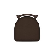 411 Jackie 18" Low Back Swivel Vanity Stool with Bronze Finish and Rein Coffee Seat, 41118BZ025