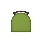 411 Jackie Low Back Swivel Stool with Bronze Finish and Canter Kiwi Green Seat, AGS-41125BZ009