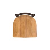 411 Jackie Low Back Swivel Stool with Bronze Finish and Medium Maple Seat, AGS-41125BZMedMpl
