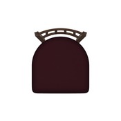610 Contessa 18" Chair with Bronze Finish and Canter Bordeaux Seat, 61018BZ005