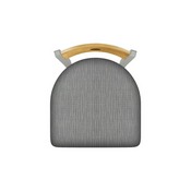 630 Voltaire 18" Chair with Anodized Nickel Finish, Medium Back, and Graph Alpine Seat, 63018ANMedMplB020