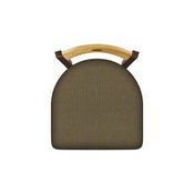 630 Voltaire 18" Chair with Bronze Finish, Medium Back, and Graph Cork Seat, 63018BZMedMplB017