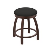 802 Misha 18" Swivel Vanity Stool with Bronze Finish and Canter Iron Seat, 80218BZ008