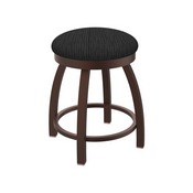 802 Misha 18" Swivel Vanity Stool with Bronze Finish and Graph Coal Seat, 80218BZ018