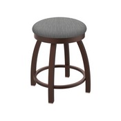 802 Misha 18" Swivel Vanity Stool with Bronze Finish and Graph Alpine Seat, 80218BZ020