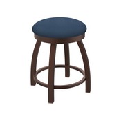 802 Misha 18" Swivel Vanity Stool with Bronze Finish and Rein Bay Seat, 80218BZ024