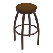 802 Misha Swivel Stool with Bronze Finish and Canter Thatch Seat, AGS-80225BZ001