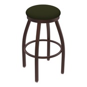 802 Misha Swivel Stool with Bronze Finish and Canter Pine Seat, AGS-80225BZ010