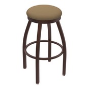802 Misha Swivel Stool with Bronze Finish and Canter Sand Seat, AGS-80225BZ013