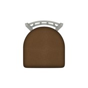 810 Contessa Swivel Stool with Anodized Nickel Finish and Rein Thatch Seat, AGS-81025AN026
