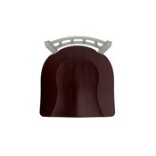 810 Contessa Swivel Stool with Anodized Nickel Finish and Dark Cherry Maple Seat, AGS-81025ANDCMpl