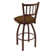 810 Contessa Swivel Stool with Bronze Finish and Canter Thatch Seat, AGS-81025BZ001