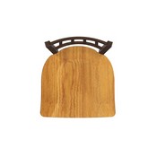 810 Contessa Swivel Stool with Bronze Finish and Medium Oak Seat, AGS-81025BZMedOak