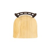 810 Contessa Swivel Stool with Bronze Finish and Natural Oak Seat, AGS-81025BZNatOak