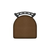 810 Contessa Swivel Stool with Pewter Finish and Rein Thatch Seat, AGS-81025PW026