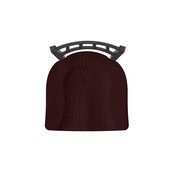 810 Contessa Swivel Stool with Pewter Finish and Dark Cherry Oak Seat, AGS-81025PWDCOak