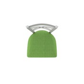 820 Catalina Swivel Stool with Anodized Nickel Finish and Graph Parrot Seat, AGS-82025AN015
