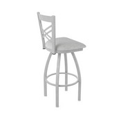820 Catalina Swivel Stool with Anodized Nickel Finish and Graph Alpine Seat, AGS-82025AN020