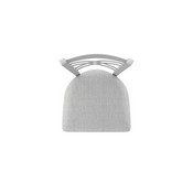 820 Catalina Swivel Stool with Anodized Nickel Finish and Graph Alpine Seat, AGS-82025AN020