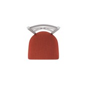 820 Catalina Swivel Stool with Anodized Nickel Finish and Graph Poppy Seat, AGS-82025AN021