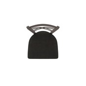 820 Catalina Swivel Stool with Bronze Finish and Canter Espresso Seat, AGS-82025BZ003