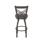 820 Catalina Swivel Stool with Bronze Finish and Canter Storm Seat, AGS-82025BZ004